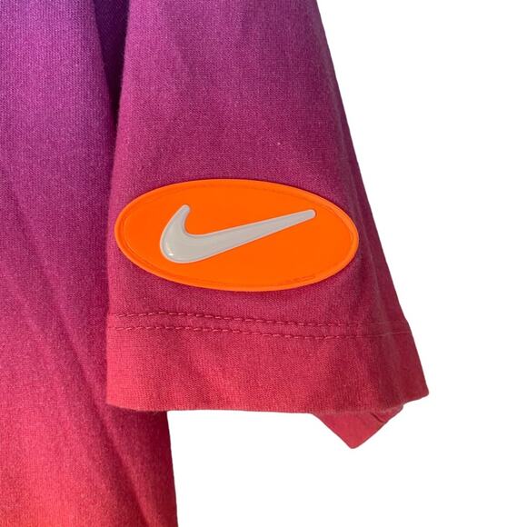 Nike Element Back Print T-shirt Orange Ombré size small - Picture 4 of 9